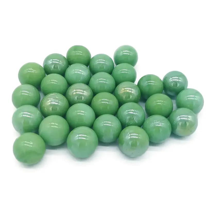 wholesale custom kids toy round solid colored glass mixed colorful marble mosaic glass beads playing marbles from china