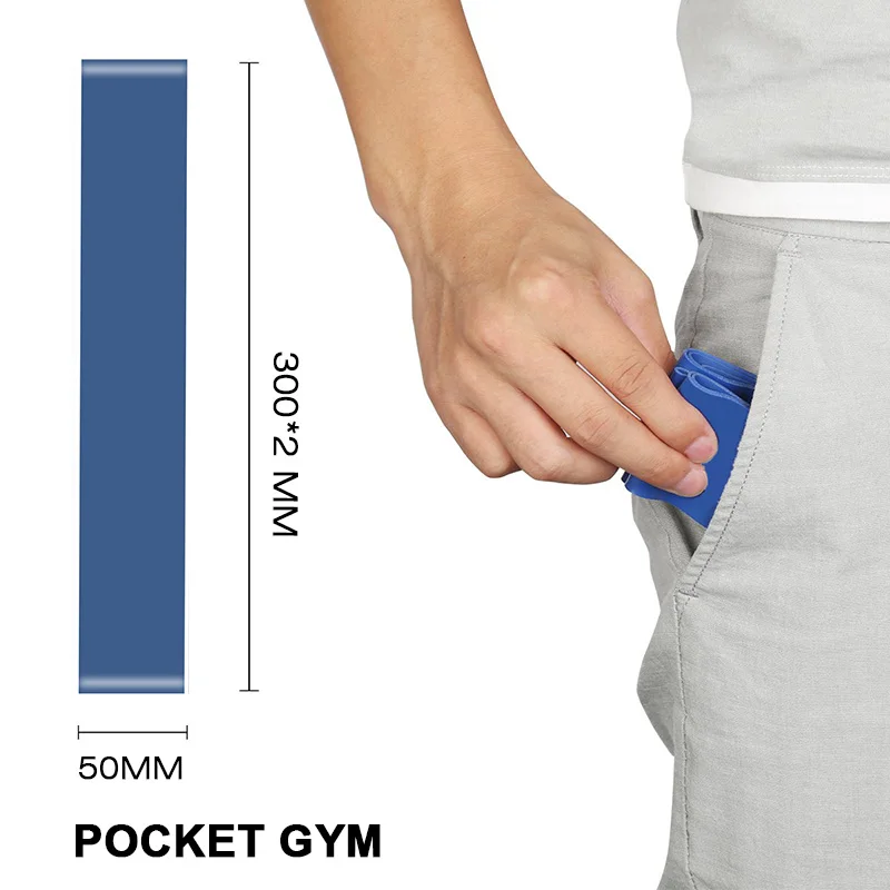 Yoga Loop Bands 5 Level Natural Latex Home Fitness Stretching Training Workout Elastic Loop Bands Resistance Bands