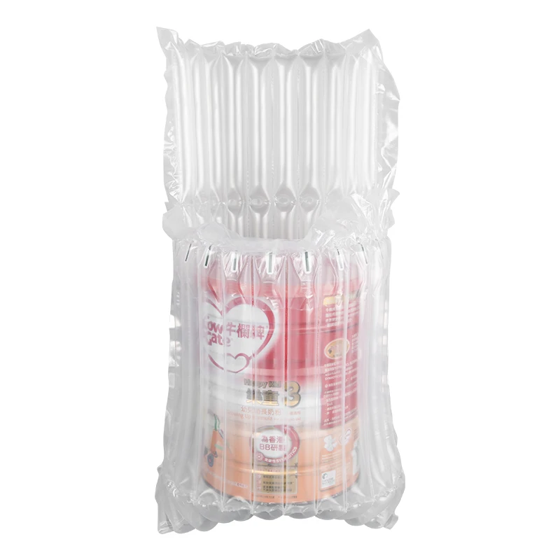 Degradable Packaging Cushioning Air Column Bag Air Filled Bags Protection Packaging for Milk Power Can