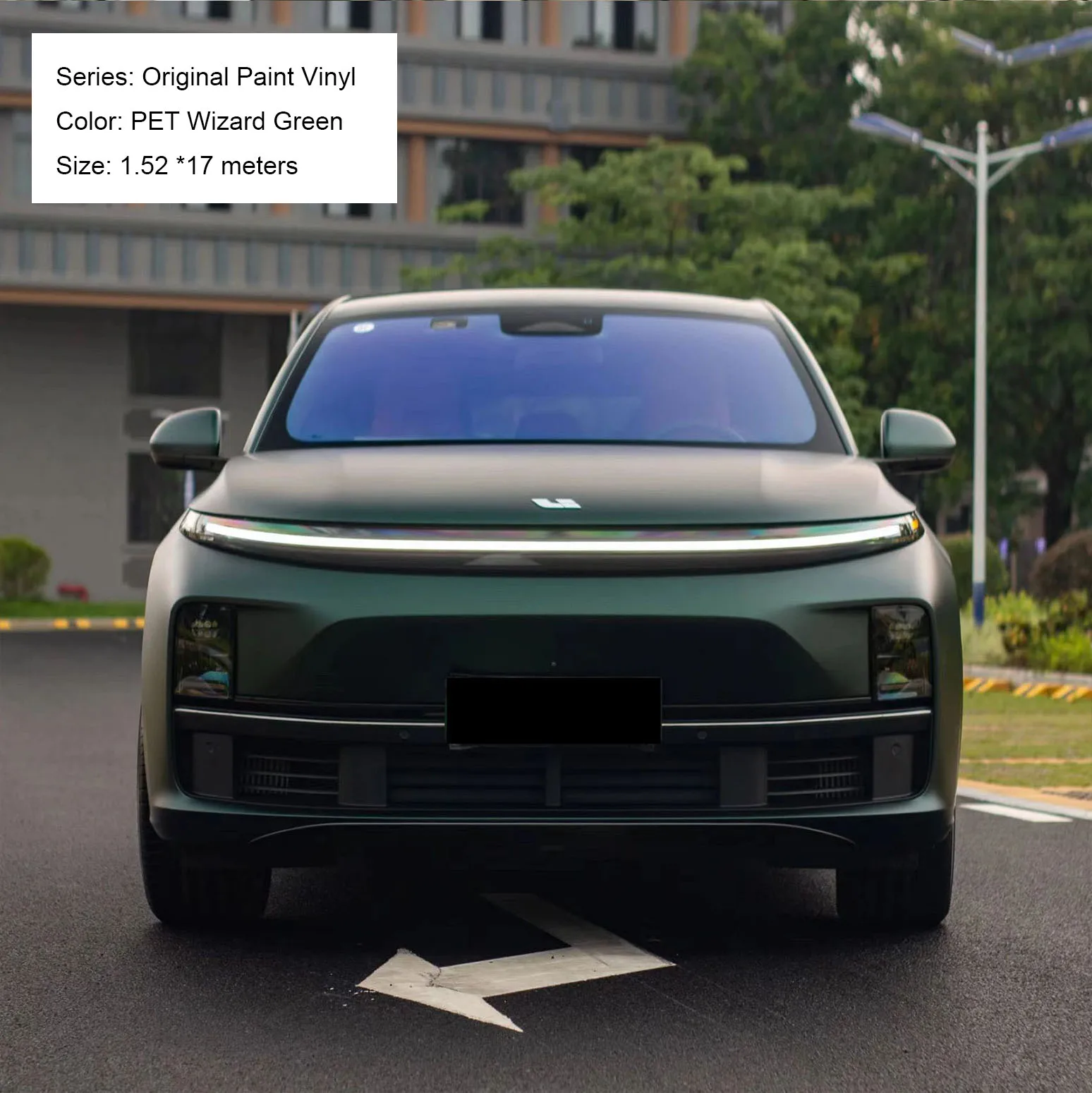 CARKOO High Quality Super Gloss PET Isle of Man Green Color Original Paint Car Wrap Vinyl Film