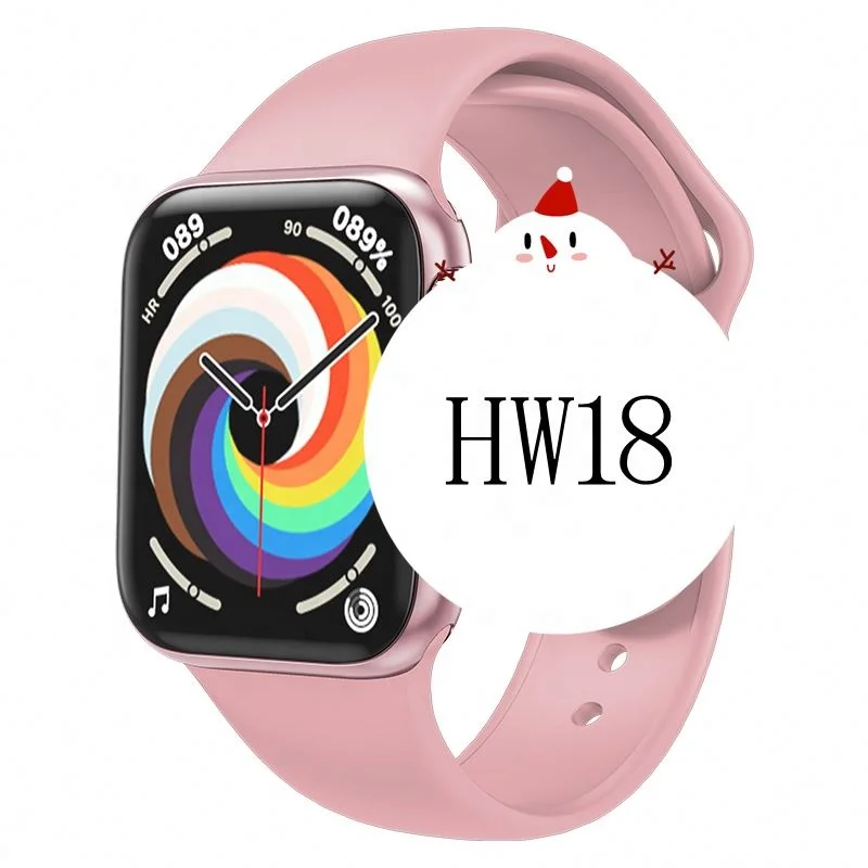 
HW18 Smartwatch BT 5.2 Call Multi-dial Custom Wallpaper Series 7 Wearfit pro App Heart Rate Sport Smart Phone Watch HW18 for ios 