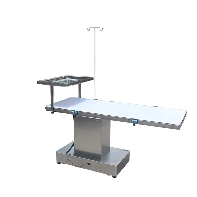 Electric Lifting Operating Animal Hospital Stainless Steel C-Arm Compatible Veterinary Surgical Table with Heating System