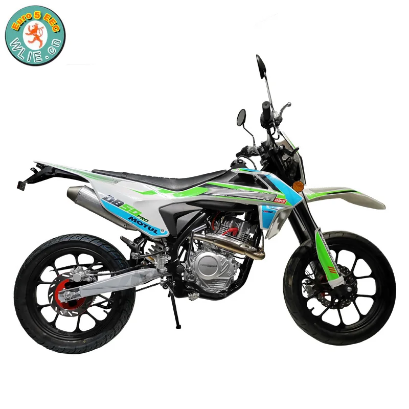 Chinese Motorbike Gas Moped Motorcycle Style Most Popular Adult Scooter 10 Inch Tire 50cc Dirt Bike DB50 Pro With Euro 5 EEC COC