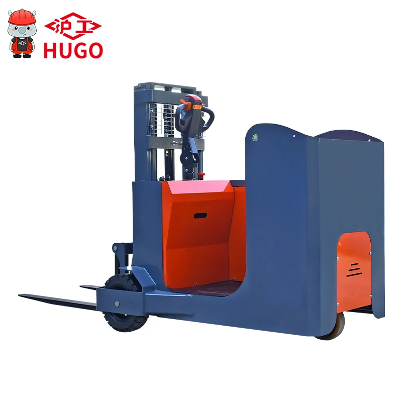 1200Kg 3M Safety And High Efficiency Forklift Large Wheel Loading Unloading Full Electric Stacker