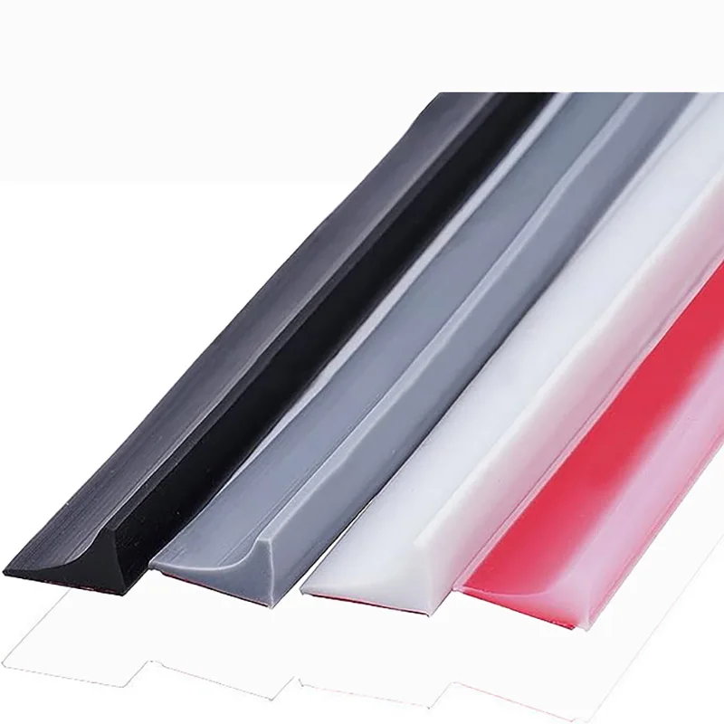Window shower door bottom sealing pvc rubber seal strip pvc waterproof for glass shower door