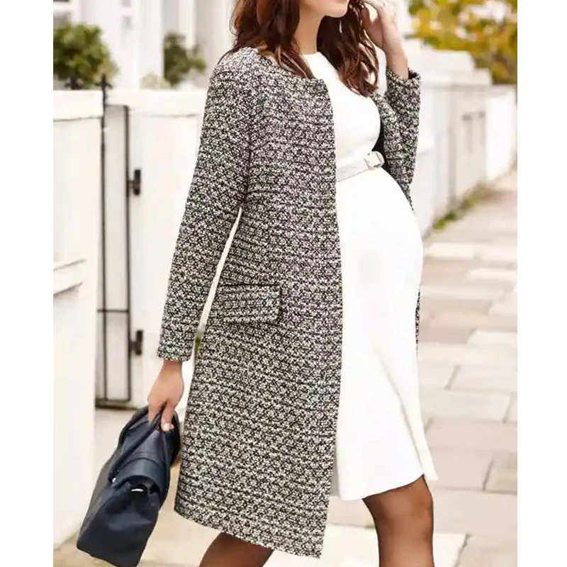 Maternity Outfits Long Sleeves Nursing Maternity Breastfeeding Solid Skirt Pregnancy Dresses Maternity Outfits
