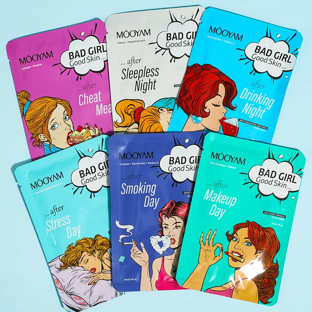 Private Label Beauty Face Maskss Beauty Hydrating Mascarillasl Facial Mask Sheet Korean Skin Care Moisturizing Face Mask