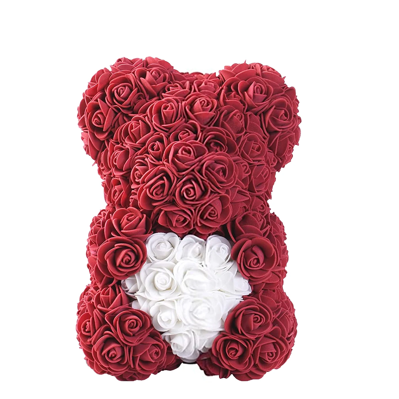 Искусственный цветок HFlora 19 дюймов поролоновая Роза медведь для мамы жены подарок на день Святого Валентина женские подарки рождения подруге