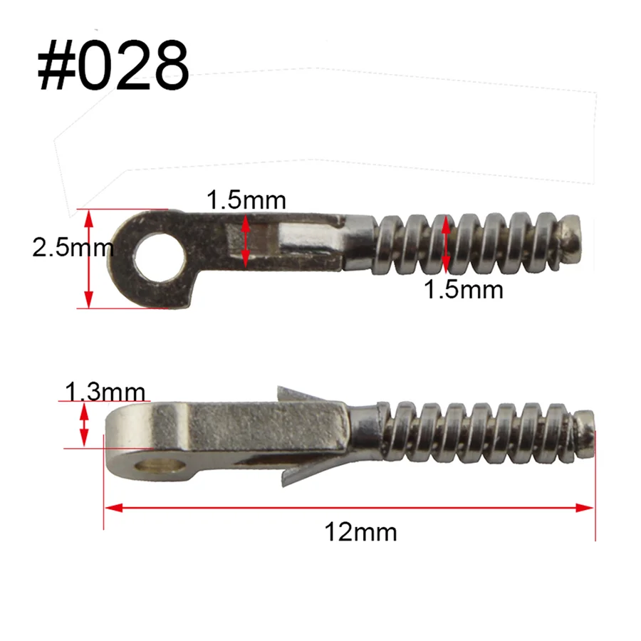 500pairs 1000pcs Eyeglasses Spring Insert Glasses Repairing Flex Temples Optical Frame Broken Replacement Part 104#