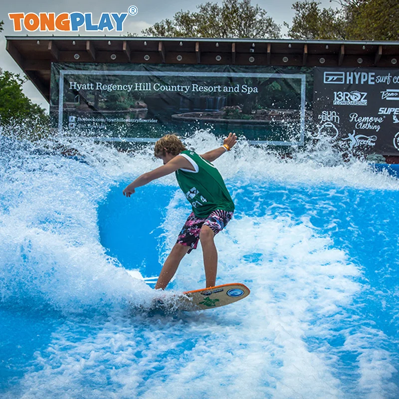 Fun Wave Pool Equipment Outdoor Water Play Equipment Flowboarding surf skate artificial waves surfing for Kids Adult
