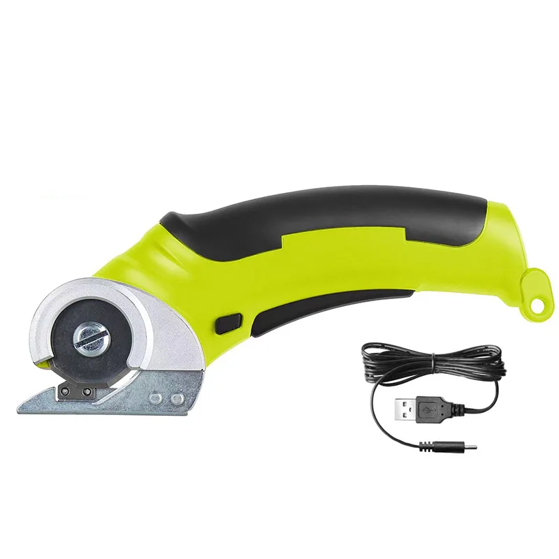 Electric Handheld Cordless Mini Scissors  Clothing Portable Round Blade Fabric Cutting Machine