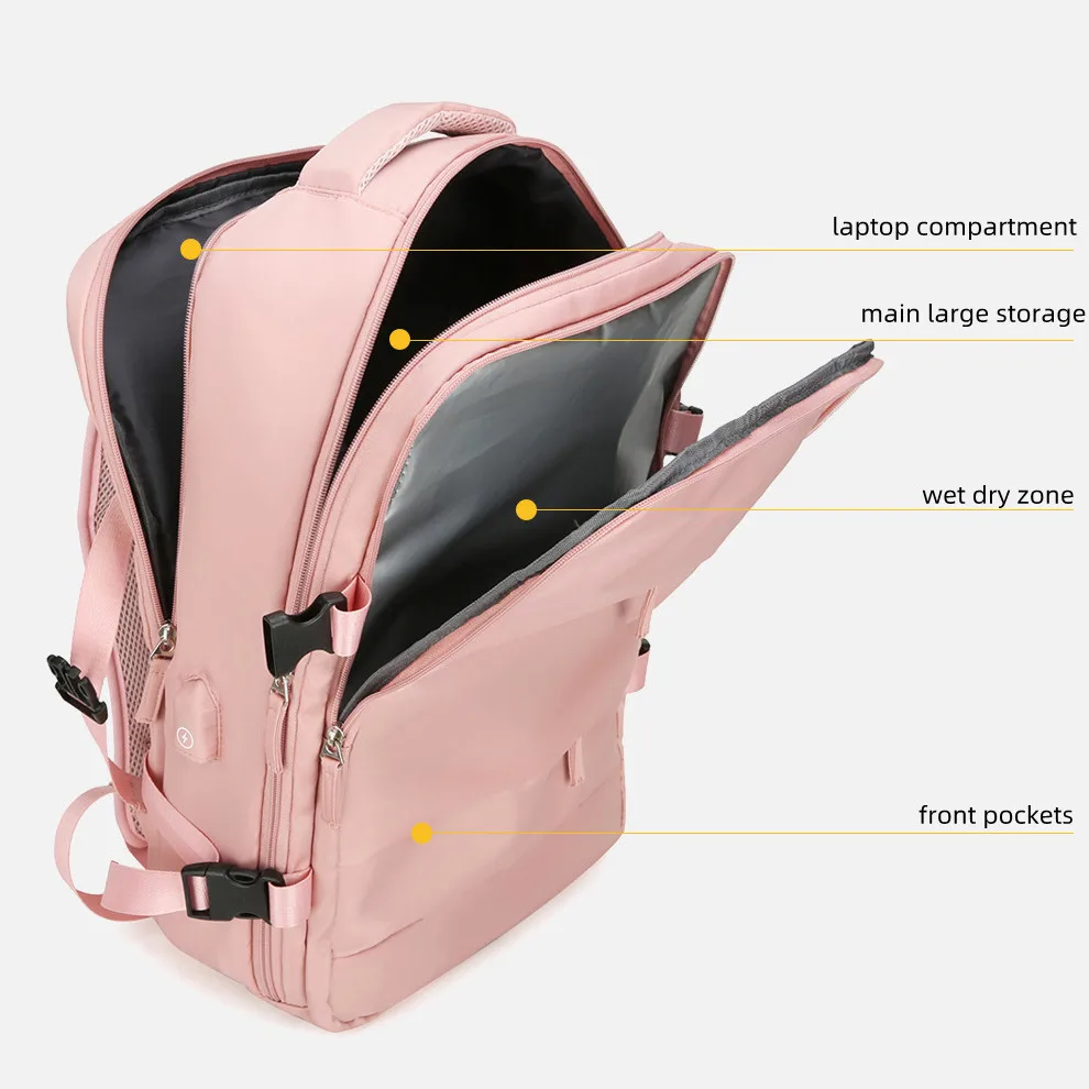 Carry on Backpack Extra Large Travel Backpack Expandable Airplane Approved Weekender Bag for Men and Women Daypack for Flight