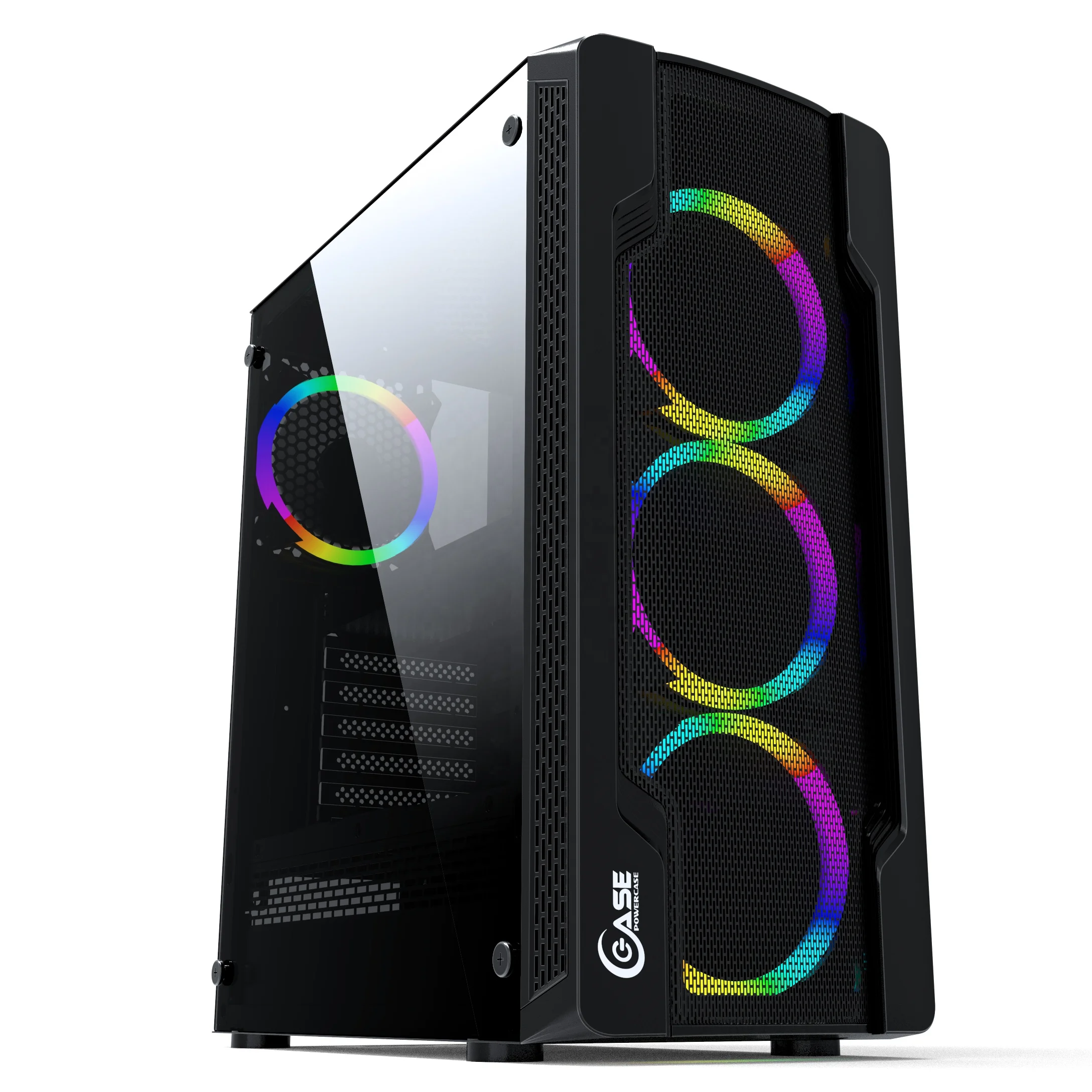  Горячая Распродажа новинка оптовая продажа прозрачный корпус atx для игрового компьютера
