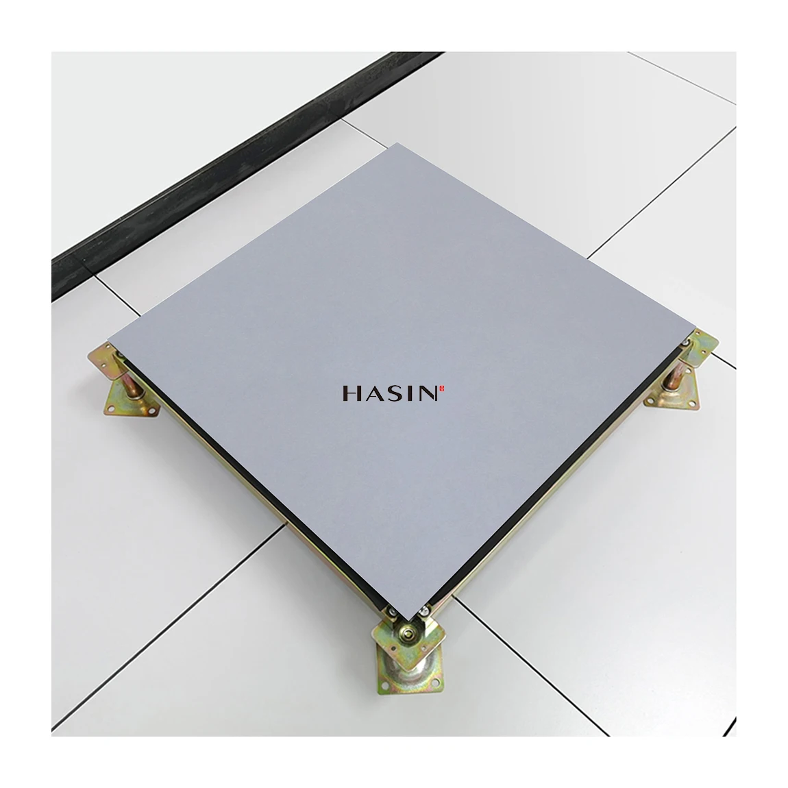 Cheap Price 600X600Mm Anti-Static Raised System Tiles For Office Steel Support Access Ceramic Glossy Floor Tiles
