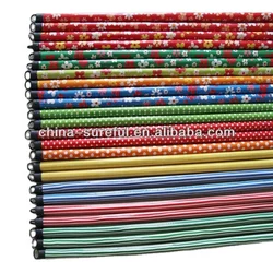 Household Cleaning Tools 120*2.2cm 120*2.38cm Wood Stick Pvc Coated Flower Wooden Broom Holder