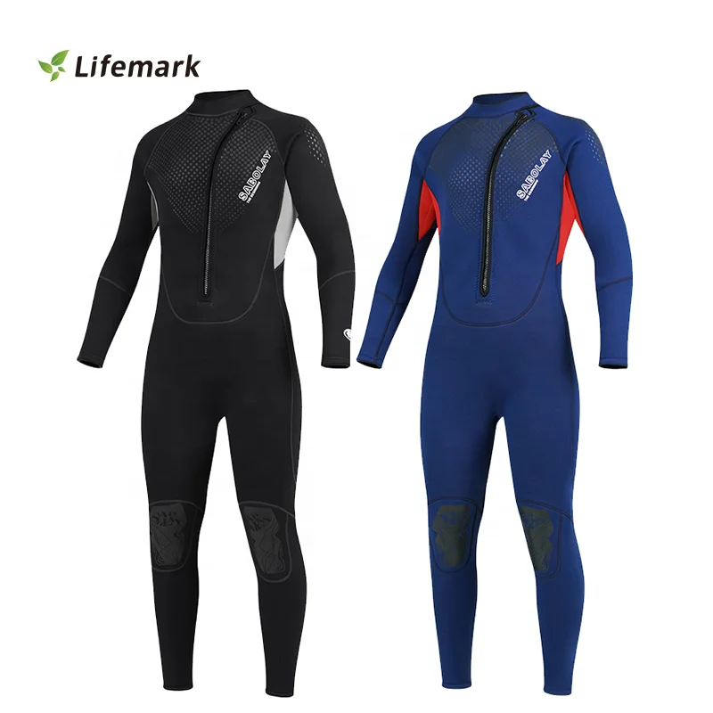 3MM Neoprene Wetsuit Men Women Front Zipper Diving Suit for Snorkeling Scuba Diving Swimming Kayaking KiteSurfing Full Wetsuit
