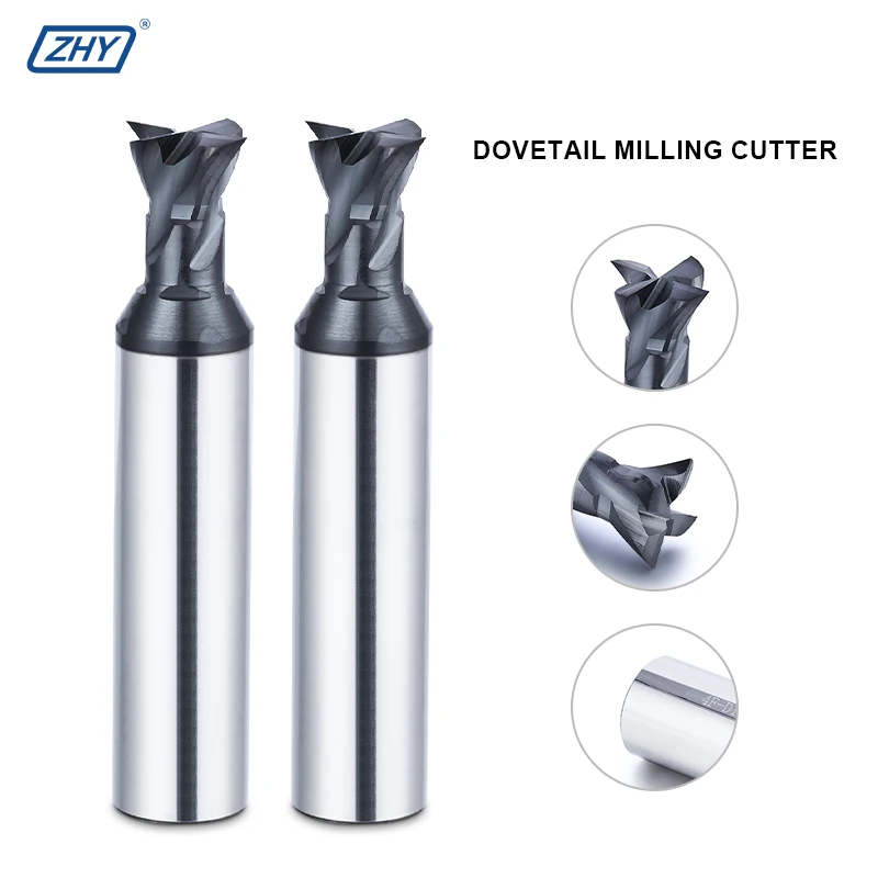 ZHY oem odm customized carbide coating swallow cutterend milling cutter for steel