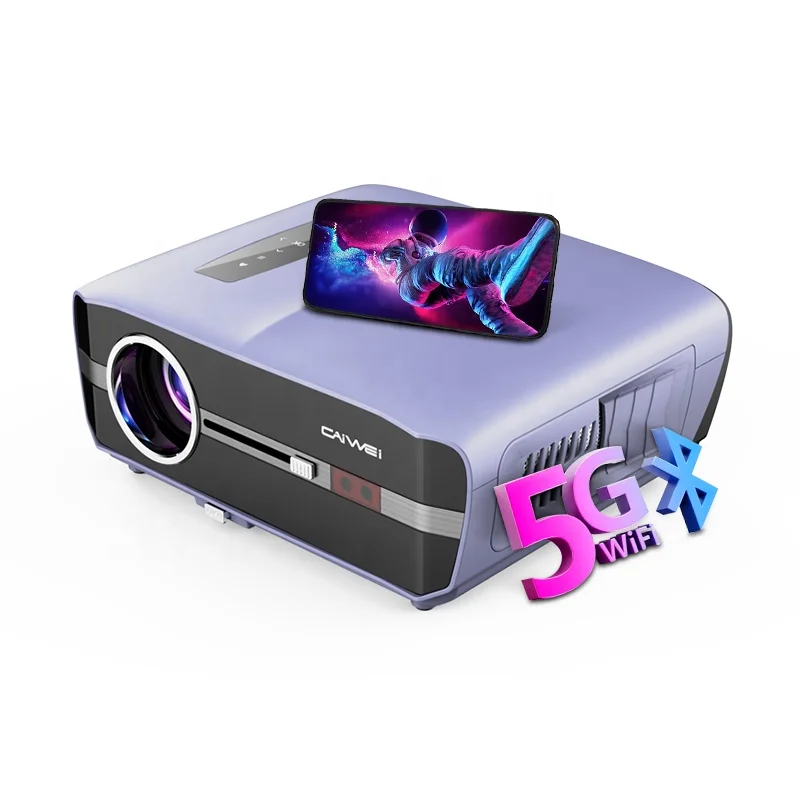 Factory OEM/ODM Android Version Full HD 1080P Projector WiFi LED 2K 4K 8K Video Movie Smart Projector LED Home Theater Beamer