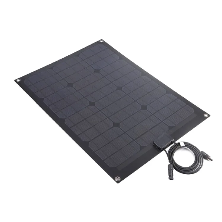 High Efficiency Solar Cell 23% 50W 60W 80W 90W 100W Semi Flexible monocrystalline Solar Panel Wholesale