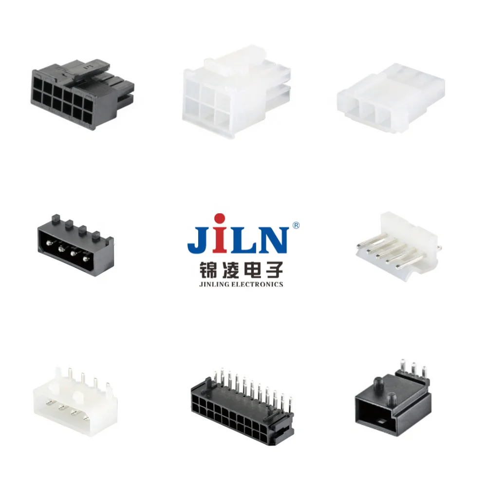 Jiln Electronic Connector Male Tin PCB Mini Micro Jst 1.25 Ph 2 Pin Connectors Male Femal PH/XH 180 Degree Wafer White 2.5 JST