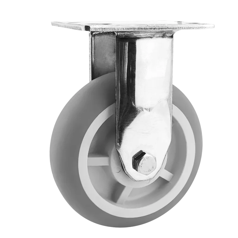 Caster wheel factory 4 5 6 8 inch 304 stainless steel caster heavy duty cart wheel stroller caster for Restaurant cart