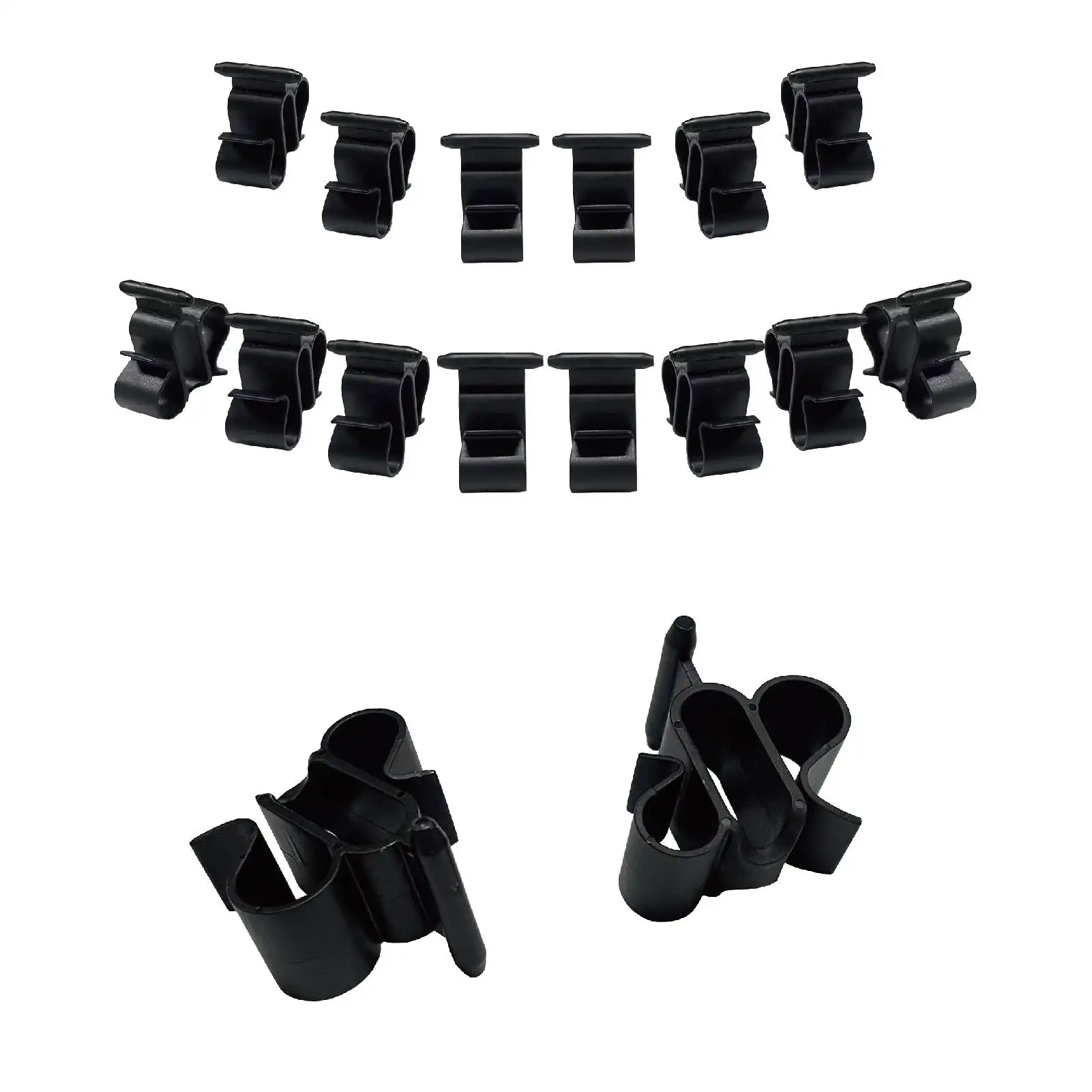 Awnlux Premium Stretchability Plastic PP Lock Awing Clip Camping Clamp RV Camper Van Awning Clip Hooks