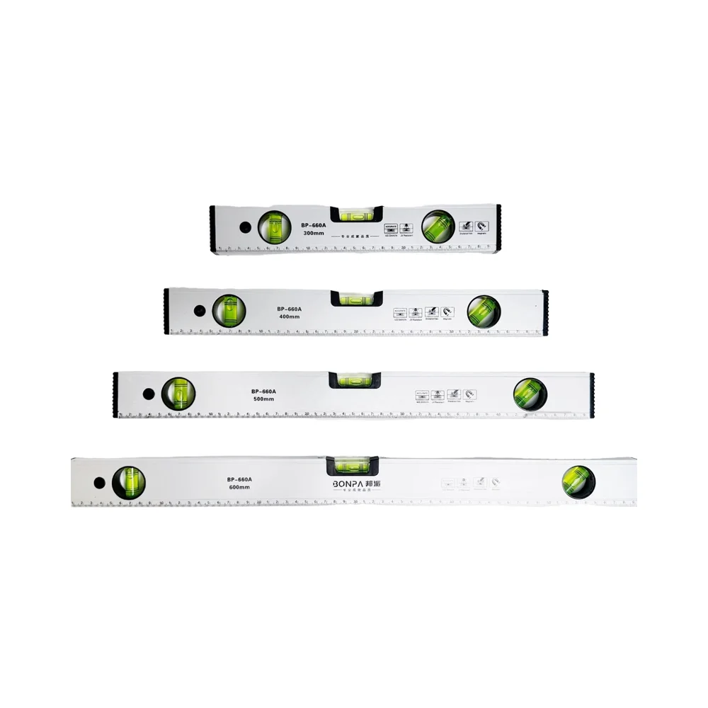 Wholesale High-Quality White 100cm Level Ruler Portable Hand Tool Level Ruler