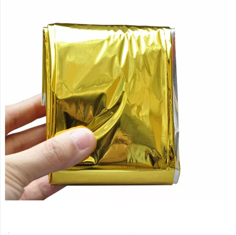 Disposable Emergency Blanket Outdoor Survival Waterproof Blanket Foil First Aid Blankets