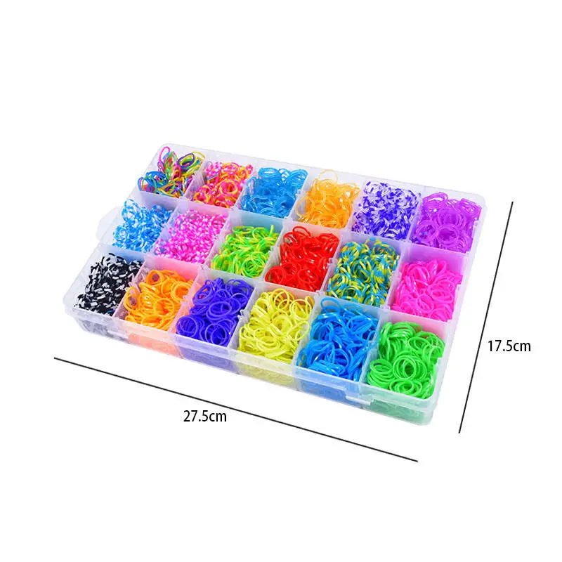 Hot selling Bracelet Making Kit Rubber Bands Refill Loom Set Friendship Bracelet Girls Creativity Birthday Gift Kits