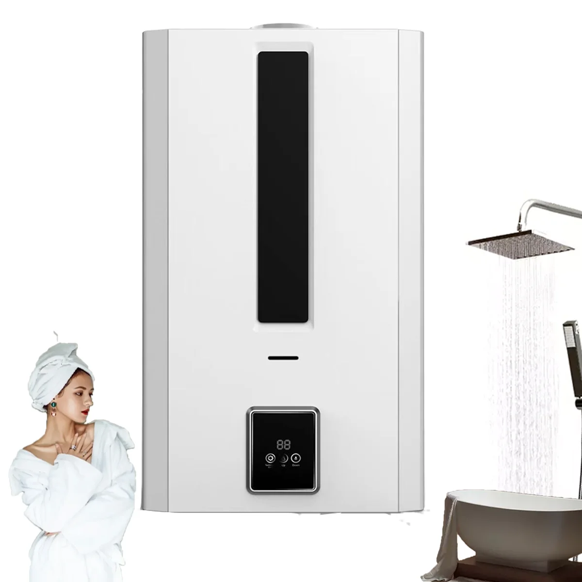 votte wall hung gas boiler 18L Natural Boiler Instant Gaz Propane Tankless Lpg Lng Geyser Gas+water+heaters