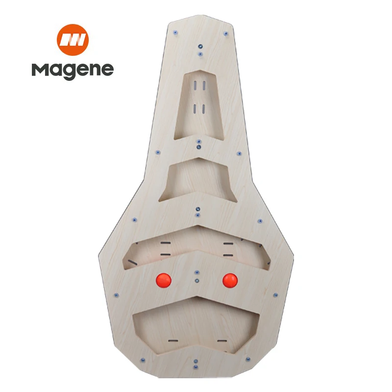 2020 Free shifting between sit-on riding and rocking PU leather home indoor bike power trainer board