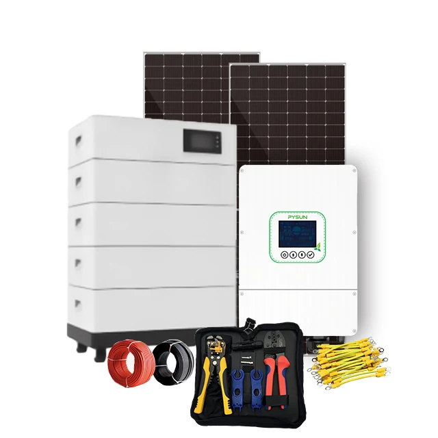 PYSUN New 10kw Hybrid Solar Power System Complete Three Phase Hybrid Grid System Set 10kva 12kw Inverter For Energy Storage