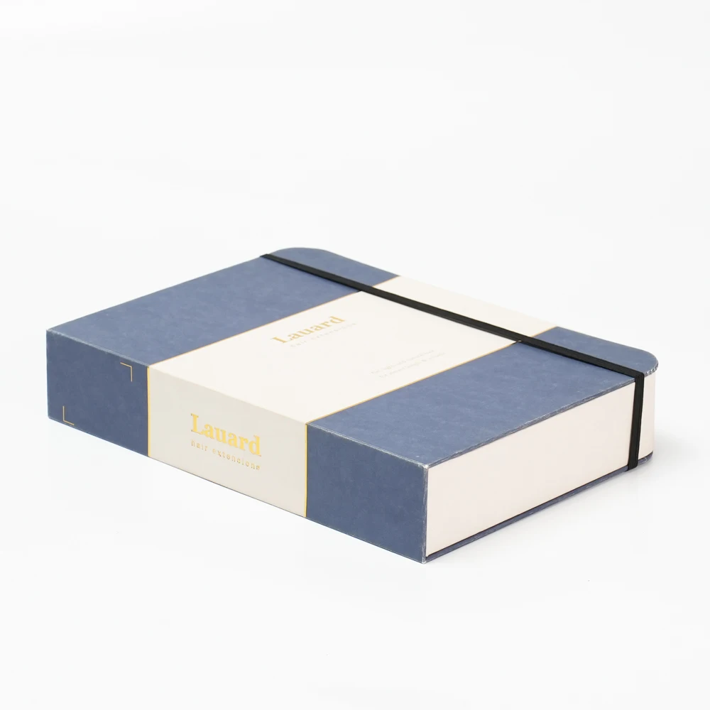 recyclable decorative book shaped rigid cardboard custom logo gift display paper box