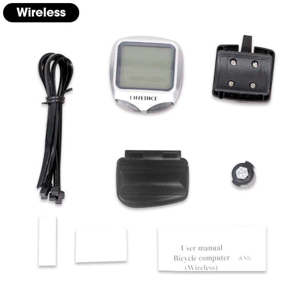 JOYKIE Wired bicycle speedometer and Odometer Waterproof Cycle Bike Computer with LCD Display digital stopwatch