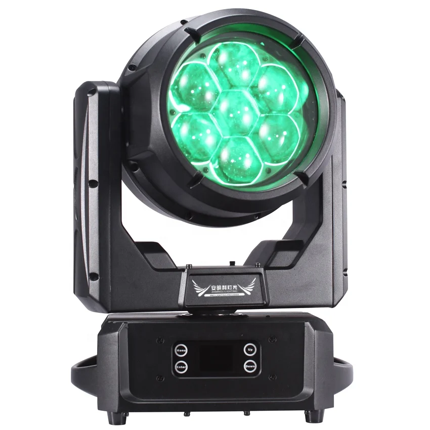 IP65 7*60W LED Wash+zoom moving head lights for outdoor