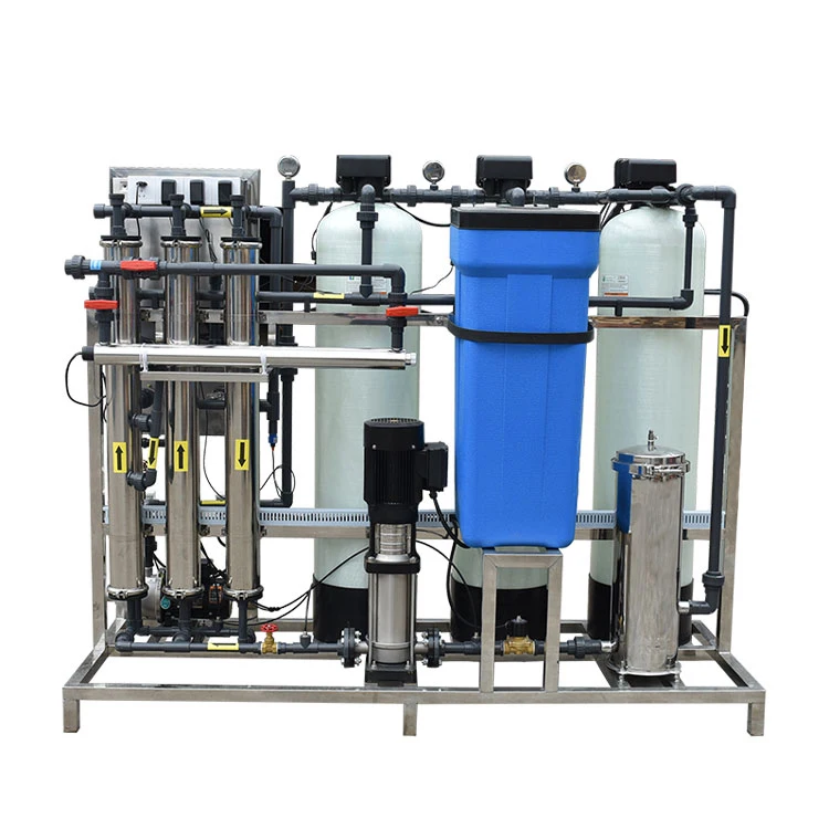 500lph RO Reverse Osmosis Drinking Water Purification PlantWater Purifier with RO Deionized Water Treatment Machine