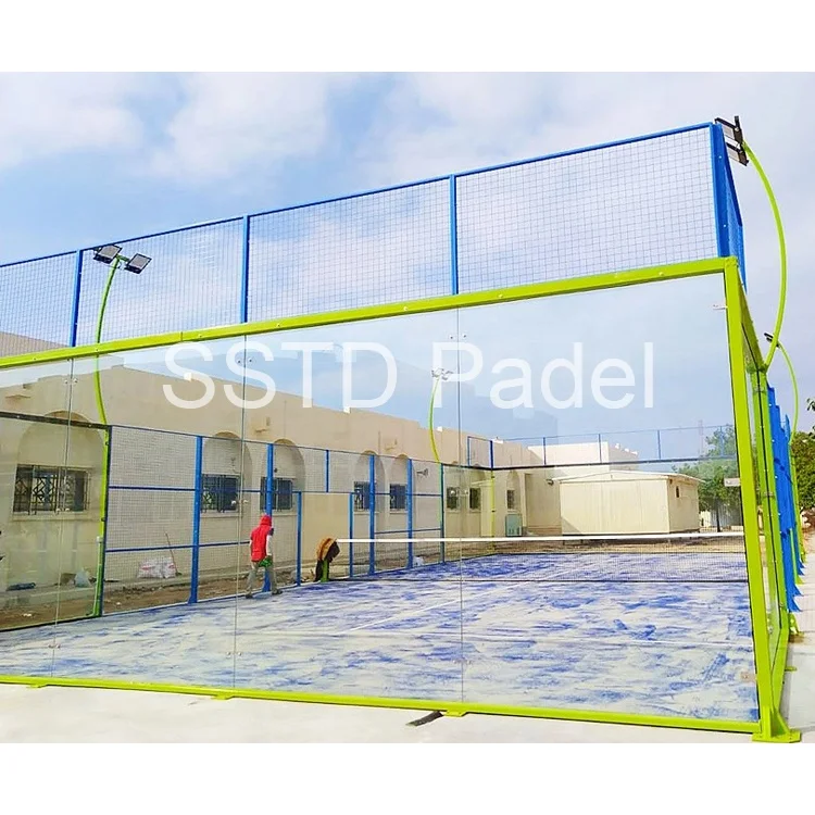 2022 новый дизайн, панорамная Теннисная ракетка, теннисная платформа, компания по производству кортов