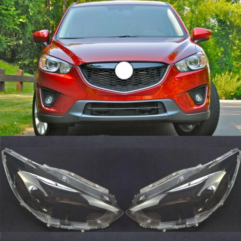 Headlight Transparent Lens Cover for Mazda CX5 CX-5 2012 2013 2014 2015 Headlight Lamp Light Cover