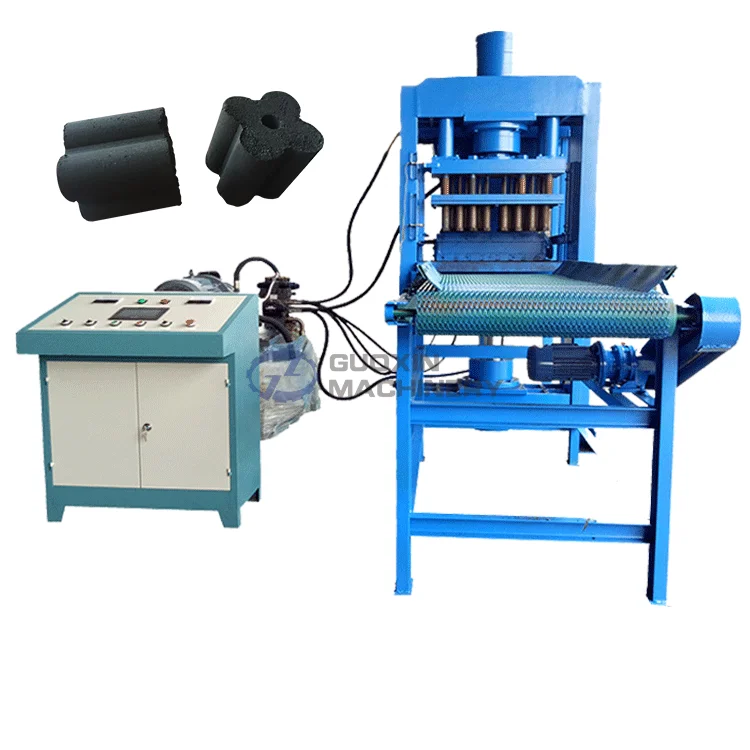 Wonderful briquette bamboo charcoal machine organic shisha charcoal forming machinery