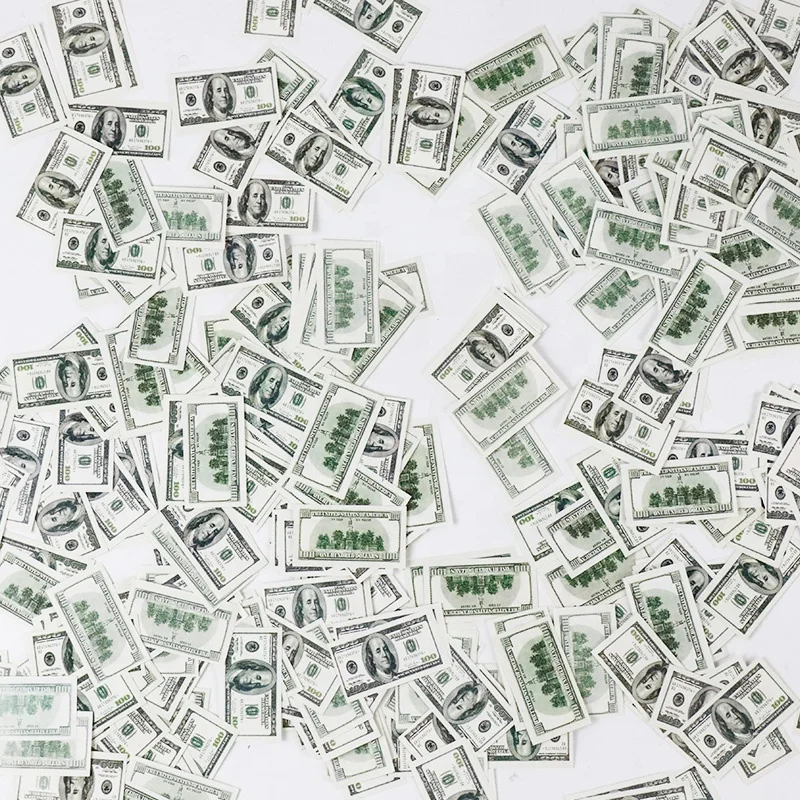 Dollar Shooter For Night Club Compressed Air Party Handheld Wholesale Party Poppers Paper Biodegradable Confetti Cannon