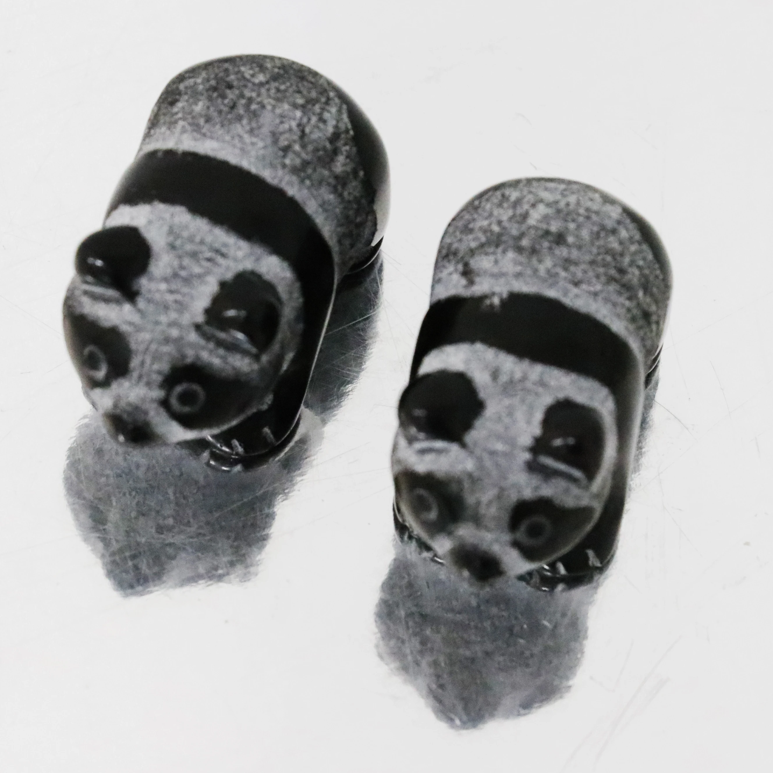 Natural healing stone crystal carved animal giant panda as a gift