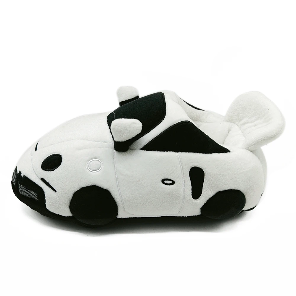 Casual Racing Car Slipper Soft and Comfortable Anti-Slip Home winter Platform Car Style Plush Cotton slippers