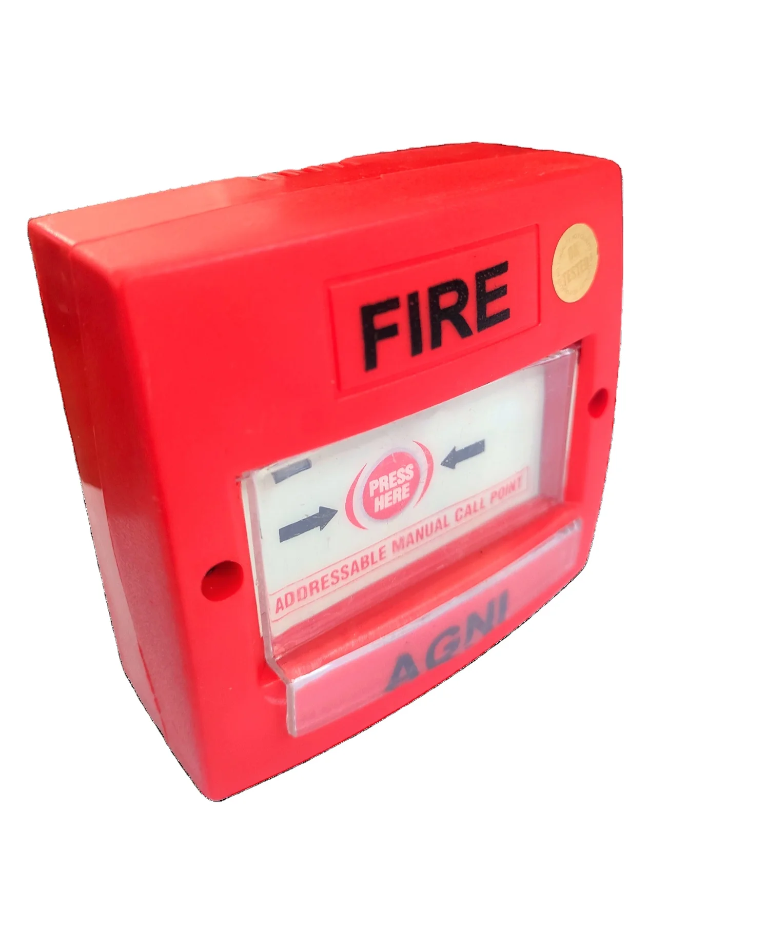 Addressable fire alarm  manual call point glass break