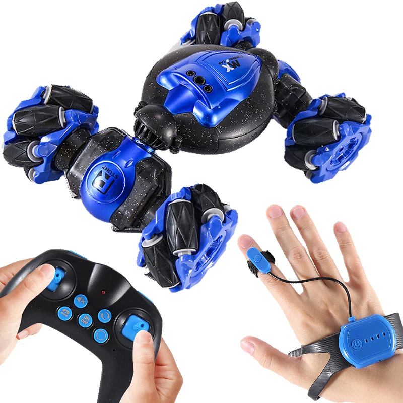 HR автомобиль на дистанционном управлении распознавание жестов скручивания автомобиль трюк двойной игрушечный автомобиль 360 градусов