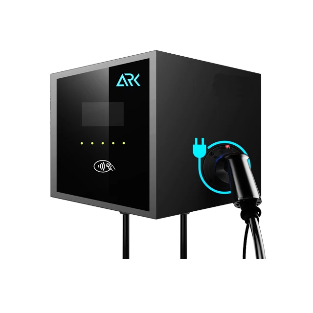 Ark AC быстрая электрическая Автомобильная зарядная станция с 22 кВт IEC 62196 Type-2 разъемом и Ethernet OCPP соединением