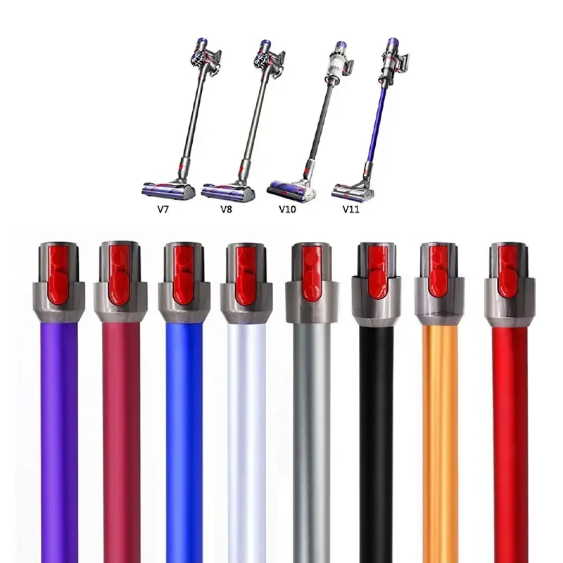 Telescopic Extension Rod For Dysons V7 V8 V10 V11 Straight Pipe Metal Extension Bar Handheld Wand Tube