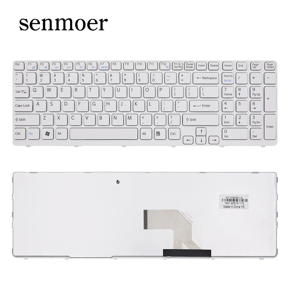 China factory New US layout laptop keyboard for Sony VAIO Fit 15E SVF1531V8CW SVF15327SCW SVF15317SCW SVF316SCW