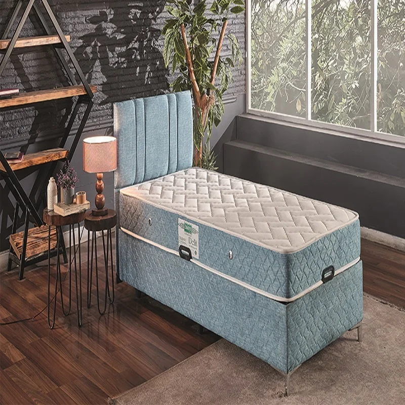 FurnatureDesign подставка для кровати DELIT одноразмерный комплект матраса и изголовья большого размера Турция заводская цена верхняя карманная пружина