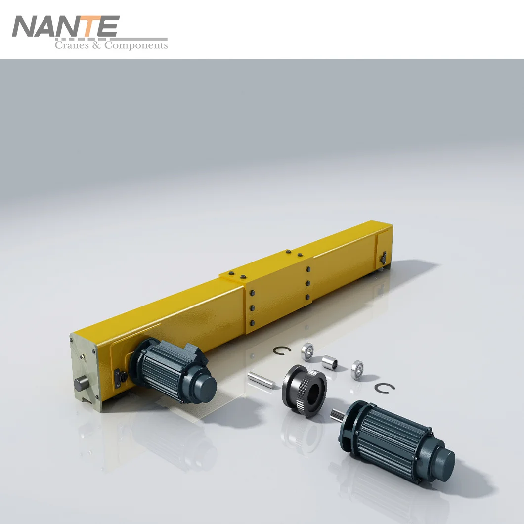 Single Girder and Double Overhead Crane Motorized Drive Electric Open Gear End Carriage with Competitive Price