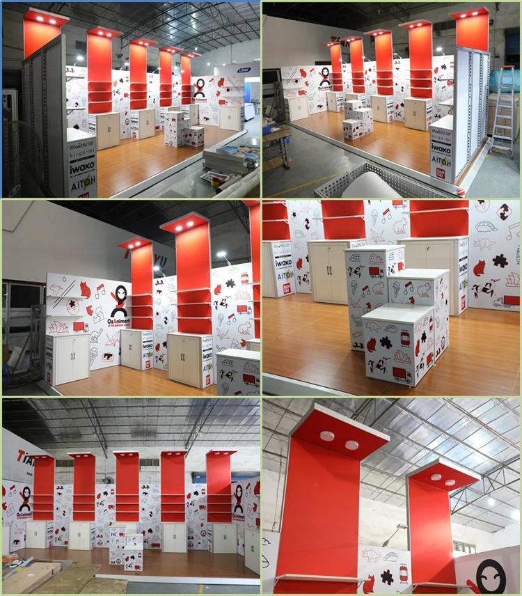 Display Trade Show Tradeshow Stand Portable Booth Light Stands Exhibition Companies Good Price New Arrival Small Booths